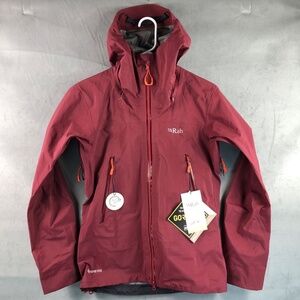 Rab Kangri GORE-TEX Womens Sz XS Hard Shell Waterproof Jacket 'Deep Heather'